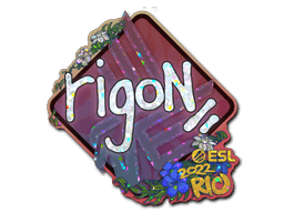 Sticker | rigoN (Gold) | Rio 2022