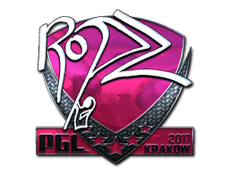 Sticker | ropz (Gold) | Krakow 2017