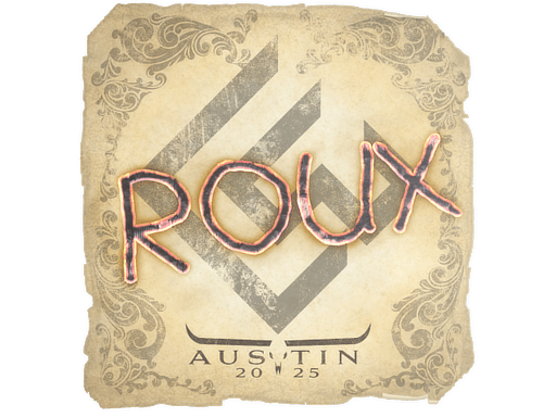 Sticker | ROUX (Gold) | Austin 2025