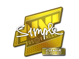 Sticker | s1mple (Foil) | Atlanta 2017