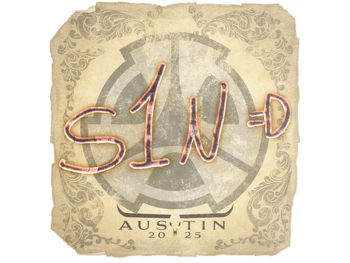 Sticker | s1n (Foil) | Austin 2025