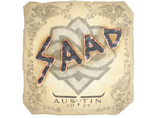 Sticker | saadzin (Holo) | Austin 2025