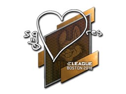 Sticker | seang@res (Gold) | Boston 2018