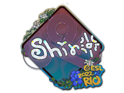 Sticker | sh1ro (Gold) | Rio 2022