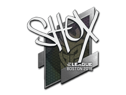 Sticker | shox (Gold) | Boston 2018