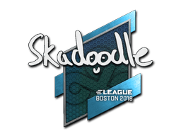 Sticker | Skadoodle (Gold) | Boston 2018