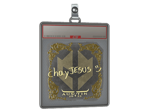 Sticker Slab | chayJESUS (Gold) | Austin 2025