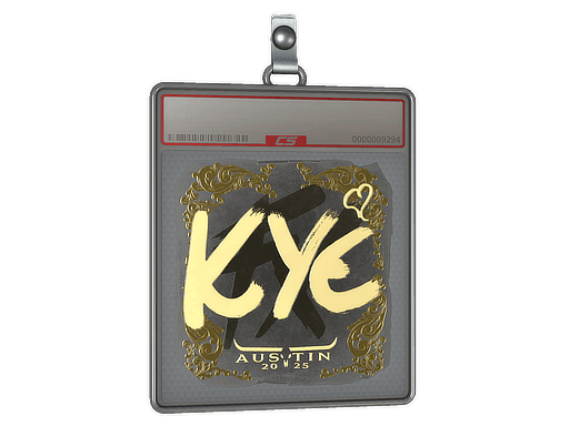 Sticker Slab | kye (Gold) | Austin 2025