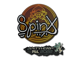 Sticker | Spinx (Glitter) | Antwerp 2022