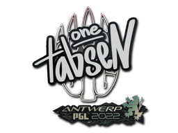 Sticker | tabseN (Glitter) | Antwerp 2022