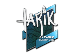Sticker | tarik (Gold) | Boston 2018