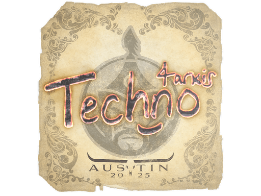 Sticker | Techno4K (Foil) | Austin 2025
