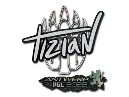 Sticker | tiziaN (Glitter) | Antwerp 2022