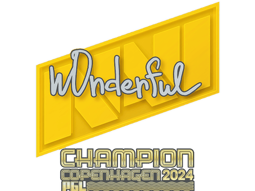 Sticker | w0nderful (Gold, Champion) | Copenhagen 2024