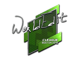 Sticker | WorldEdit (Foil) | Boston 2018