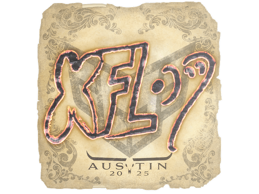 Sticker | xfl0ud (Gold) | Austin 2025