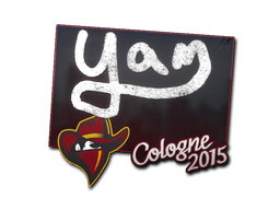 Sticker | yam (Foil) | Cologne 2015
