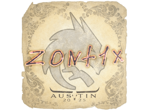 Sticker | zont1x (Holo) | Austin 2025