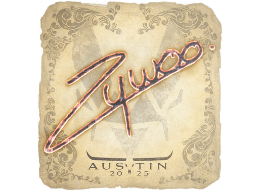 Sticker | ZywOo (Gold) | Austin 2025