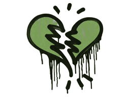 Sealed Graffiti | Broken Heart