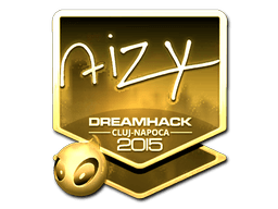 Sticker | aizy (Gold) | Cluj-Napoca 2015