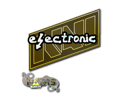 Sticker | electronic (Glitter) | Paris 2023