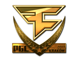 Sticker | FaZe Clan (Gold) | Krakow 2017