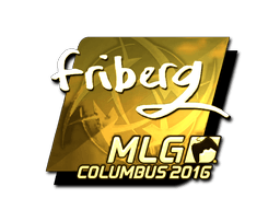 Sticker | friberg (Gold) | MLG Columbus 2016