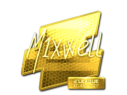 Sticker | mixwell (Gold) | Atlanta 2017