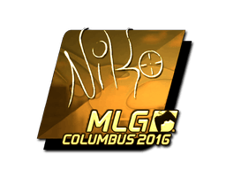 Sticker | NiKo (Gold) | MLG Columbus 2016