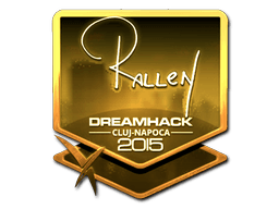 Sticker | rallen (Gold) | Cluj-Napoca 2015