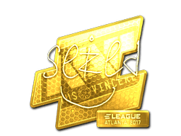 Sticker | seized (Gold) | Atlanta 2017