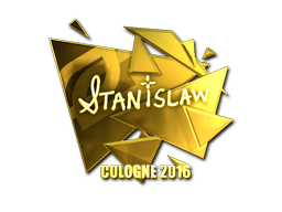 Sticker | stanislaw (Gold) | Cologne 2016