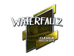 Sticker | waterfaLLZ (Foil) | Boston 2018