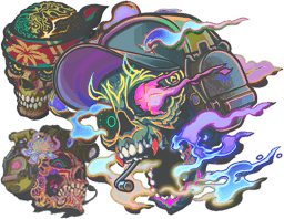 Sugarface 2 Stickers